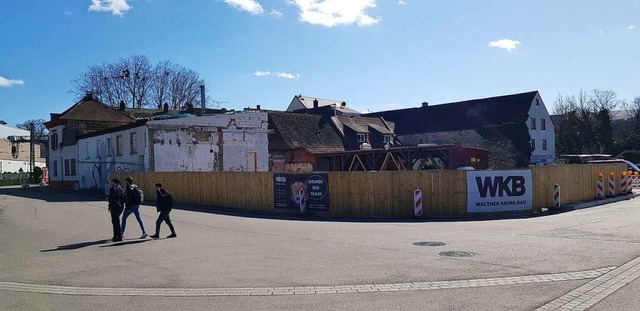 Neues Leben erhofft sich die Stadt fr...e der Disco Inside abgebrochen wurde.   | Foto: Gerhard Walser