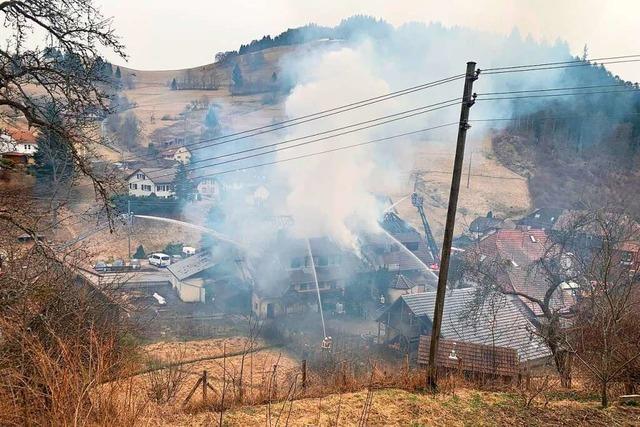 Brand zerstört Jugendhilfeeinrichtung im Kleinen Wiesental