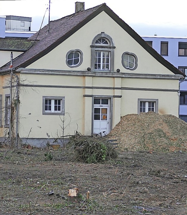 Die zum Abriss vorgesehene Villa in Staufen   | Foto: Hans-Peter Müller