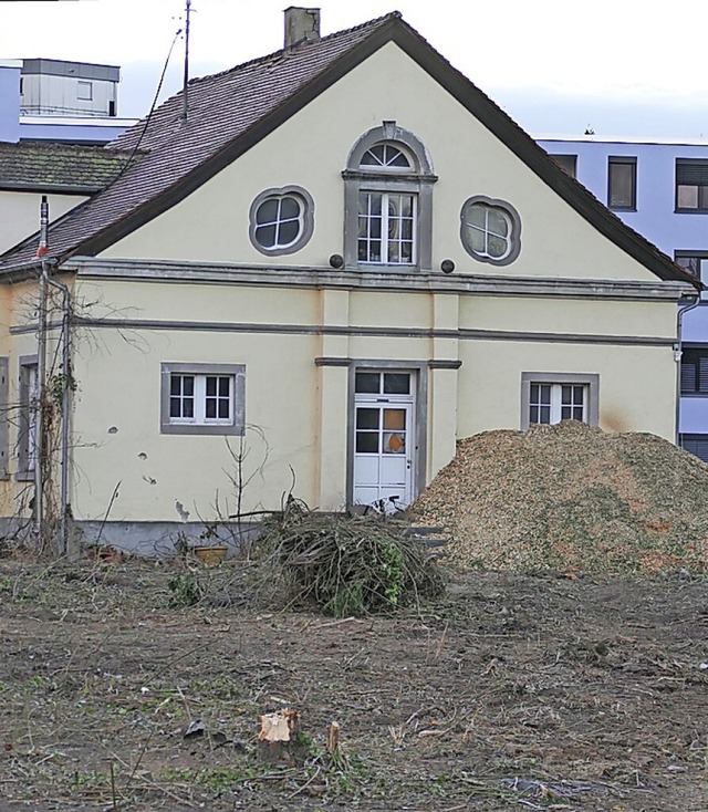 Die zum Abriss vorgesehene Villa in Staufen   | Foto: Hans-Peter Mller