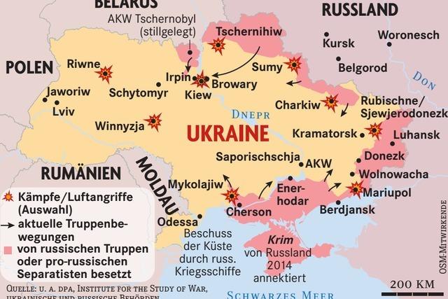 Vormarsch auf Kiew gerät ins Stocken