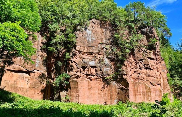 Ansicht des groen Heimbacher Steinbru...einrichtung im Land Baden-Wrttemberg.  | Foto: Heinz Gtz