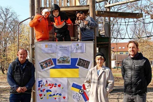 Riegeler LBZ-Schüler sammeln Spenden für Waisenkinder aus der Ukraine