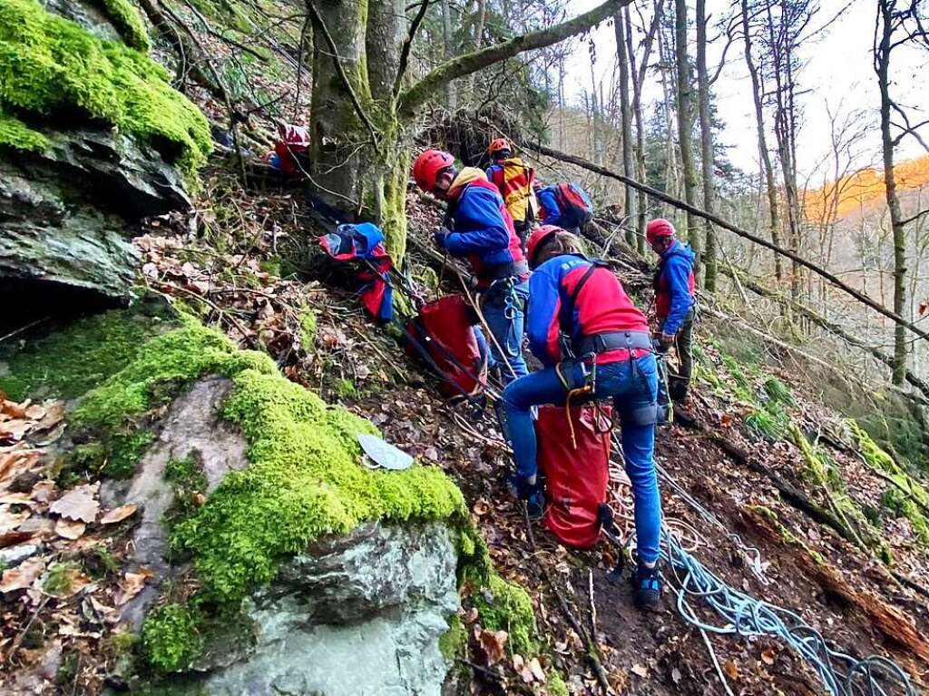 Februar 2022: Rettung eines verletzten Kajakfahrers bei Todtmoos