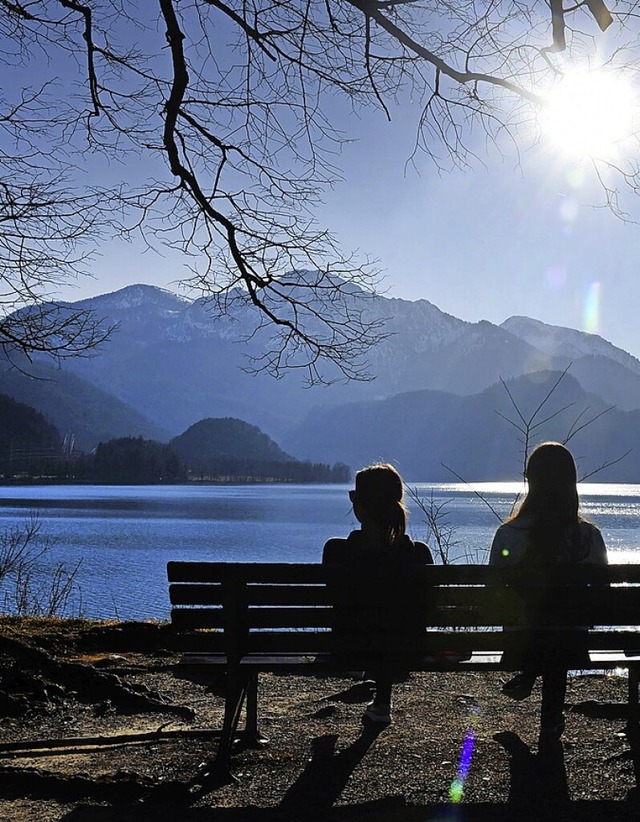 Stimmungen am Kochelsee  | Foto: Felix Hrhager (dpa)