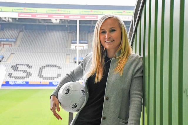 Theresa Merk im Dreisamstadion  | Foto: SC Freiburg