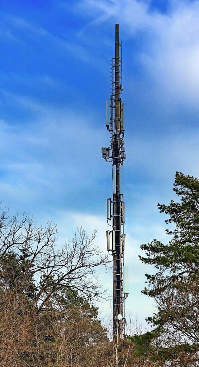 Ein 5G-Funkturm,  wie dieser in Schopf... soll in Schnenberg errichtet werden.  | Foto: Paul Eischet