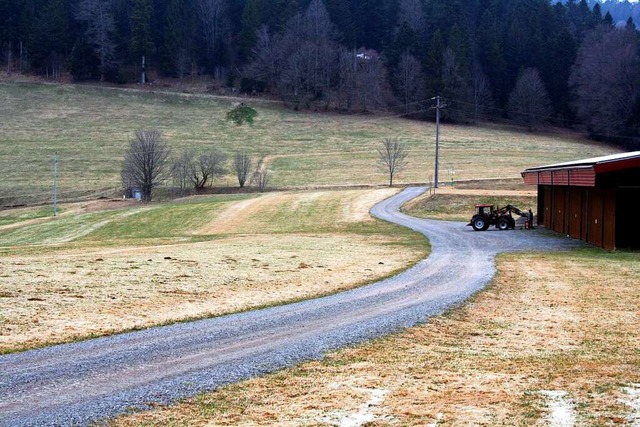 Die von der Verwaltung favorisierte Ge...flche beim Sportplatz und Gertehalle  | Foto: Gerd Sutter