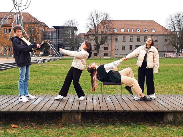 Eine fr die Performance entwickelte S...Theater des Grimmelshausen-Gymnasiums.  | Foto: Juliana Eiland-Jung