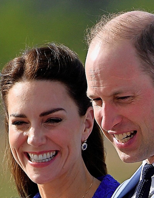 Kate und William in Belize  | Foto: Toby Melville (dpa)