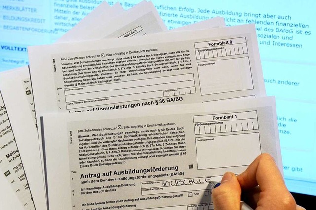 Viele Formulare werden noch auf Papier ausgefllt.  | Foto: Marcus Brandt (dpa)