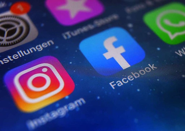 Instagram und Facebook stehen nun ganz...der Tabu-Liste des russischen Regimes.  | Foto: Karl-Josef Hildenbrand (dpa)