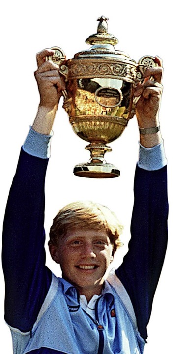 Hat Becker seine Wimbledon-Trophäe von 1985 zurückgehalten?  | Foto: Schrader