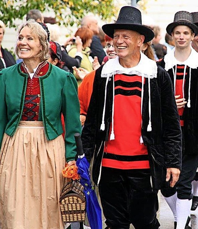 Die Hauensteiner Tracht, der Landhag, ...de Grwihl untersttzt dieses Projekt.  | Foto: Peter Schtz