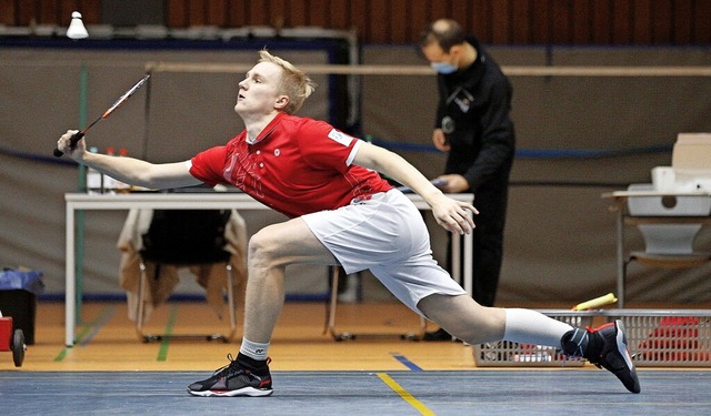 Knftig in der hchsten Badminton-Spie... sehen: Karl Kert und der BC Offenburg  | Foto: Marcel Lorenz via www.imago-images.de