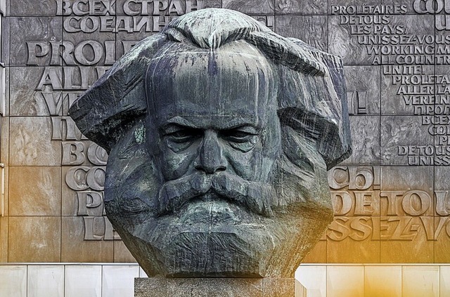 Karl-Marx-Denkmal in Chemnitz  | Foto: Jan Woitas (dpa)