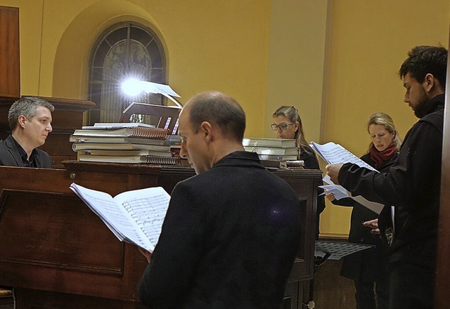 Ein eindrckliches Passionskonzert gab...ella Leonisin der Kirche St. Bernhard.  | Foto: Roswitha Frey