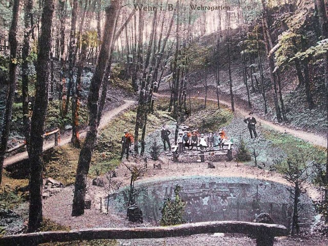 Dieses historische Bild zeigt den eins...der Schwarzwaldverein um deren Pflege.  | Foto: Hansjrg Bader