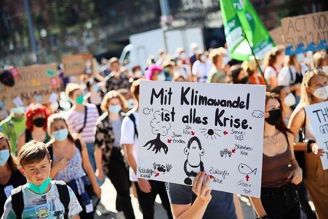 Klimastreik auch in der Freiburger Innenstadt