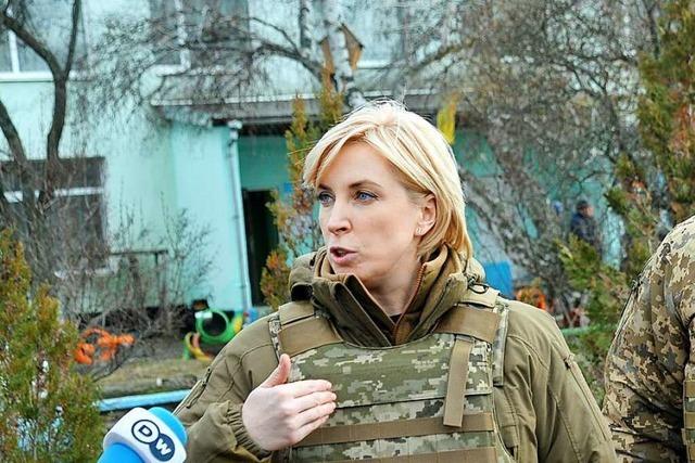 Iryna Wereschtschuk ist das zweite Gesicht des ukrainischen Verteidigungskampfes