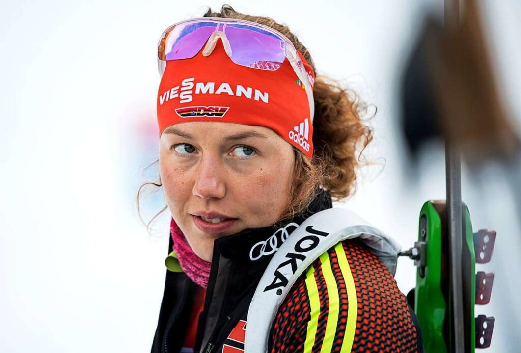 Laura Dahlmeier beendete ihre Karriere mit 25 Jahren.  | Foto: Sven Hoppe (dpa)
