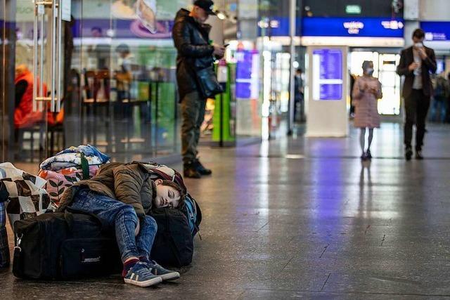 Fotos: Menschen aus der Ukraine fliehen vor dem Krieg in die EU