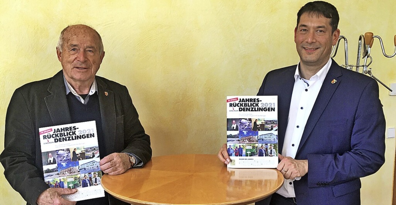 Dieter Ohmberger (links) und Markus Ho...präsentieren den Jahresrückblick 2021.  | Foto: Markus Zimmermann