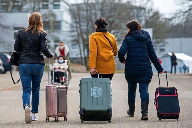 Rund 100 geflüchtete Ukrainer sind in Schönau angekommen
