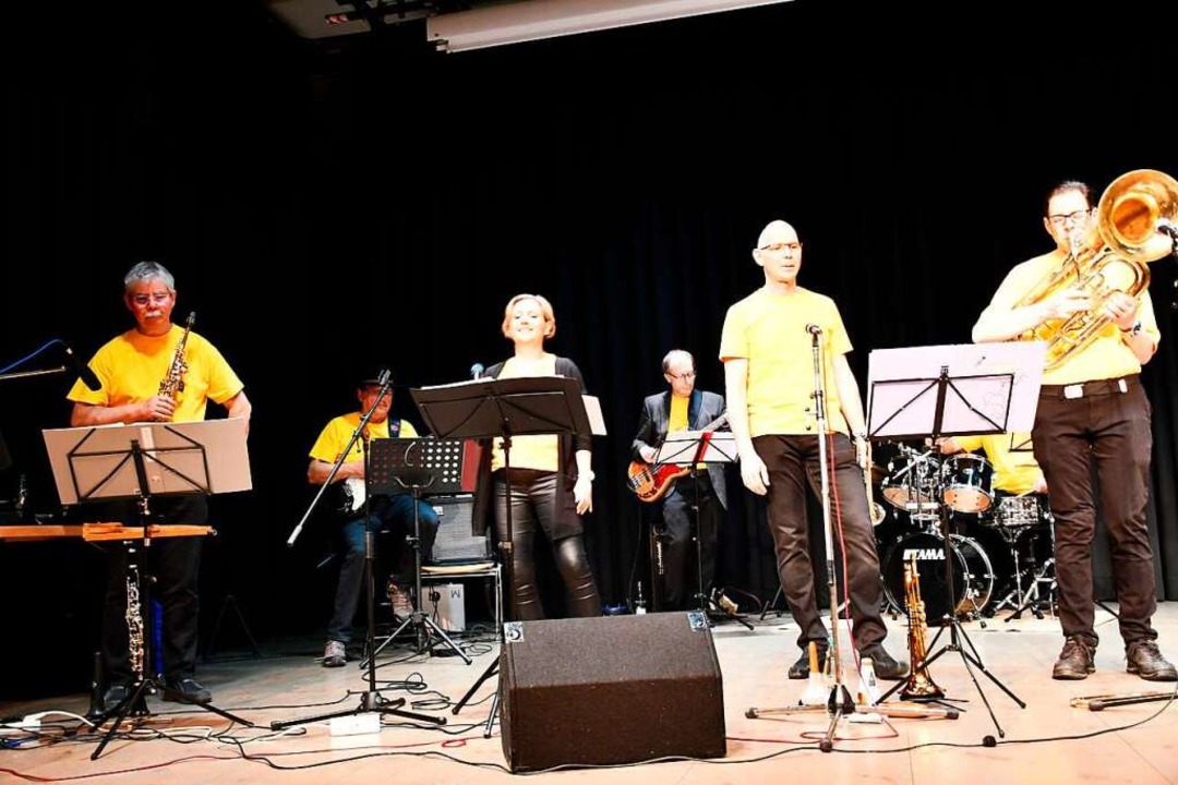 Die New Redhouse Jazzgang musizierte bei der Sportlerehrung  | Foto: Heinz und Monika Vollmar