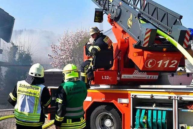 2021 war für die Schopfheimer Feuerwehr ein Rekordeinsatzjahr