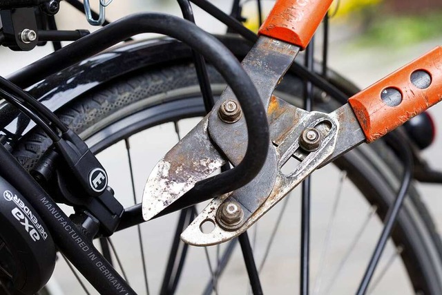 Man sollte  Fahrraddieben ihr Geschft...sehr gutes Schloss muss es schon sein.  | Foto: Friso Gentsch