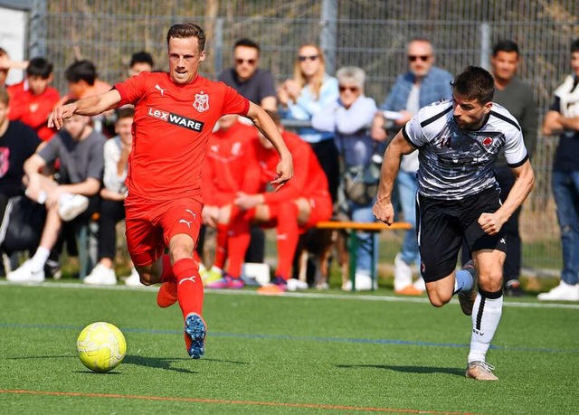 Pedro Allgaier hatte eine der wenigen ...r in der Nachspielzeit zweimal trafen.  | Foto: Achim Keller