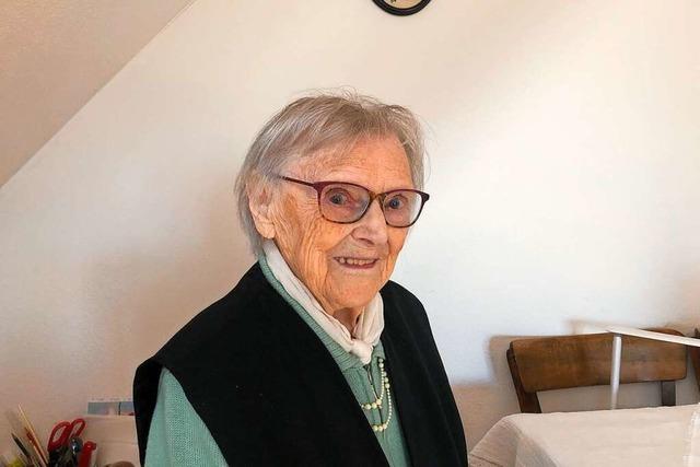 Lenzkircherin Mathilde Ruff feiert ihren 100. Geburtstag