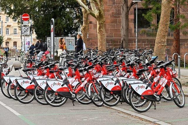 Stadt Freiburg will weitere 100 Frelo-Leihfahrräder anschaffen