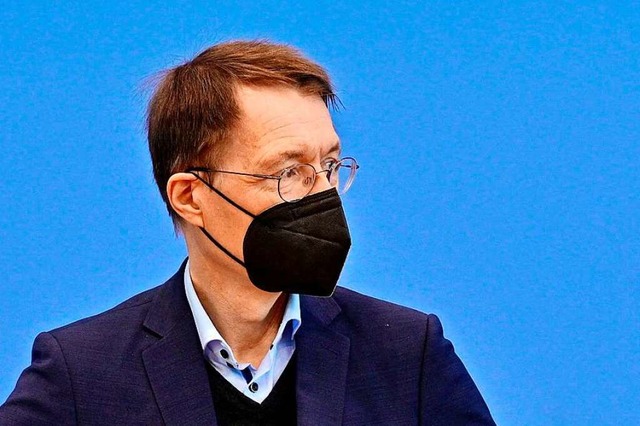 Bundesgesundheitsminister Karl Lauterb... auf, sie per Hausrecht zu verlngern.  | Foto: JOHN MACDOUGALL (AFP)