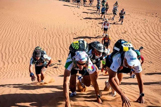 Fotos: Der Marathon des Sables fhrt 250 Kilometer durch die marokkanische Sahara