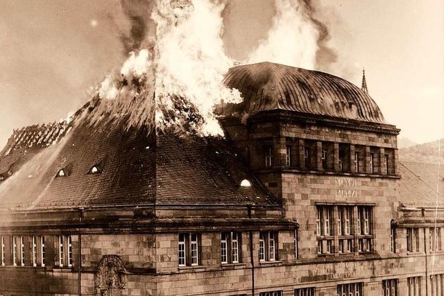 Der Tag, an dem die Freiburger Uni brannte
