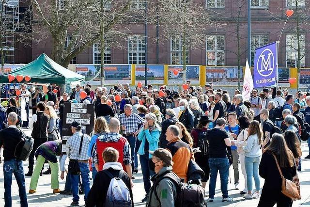 Freiburger Polizei hat bei der wilden Demo darauf gesetzt, ihre Kräfte zu bündeln