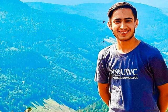 Dieses Foto entstand noch in der Freib...lah Ahmadzai am United World College.   | Foto: privat