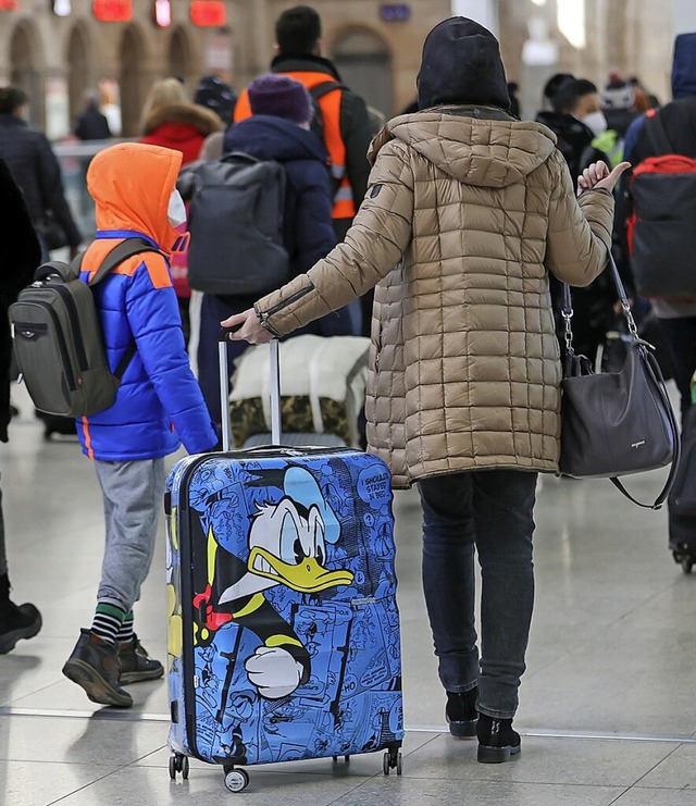 Viele Geflchtete kommen mit Zgen in Deutschland an.  | Foto: Jan Woitas (dpa)