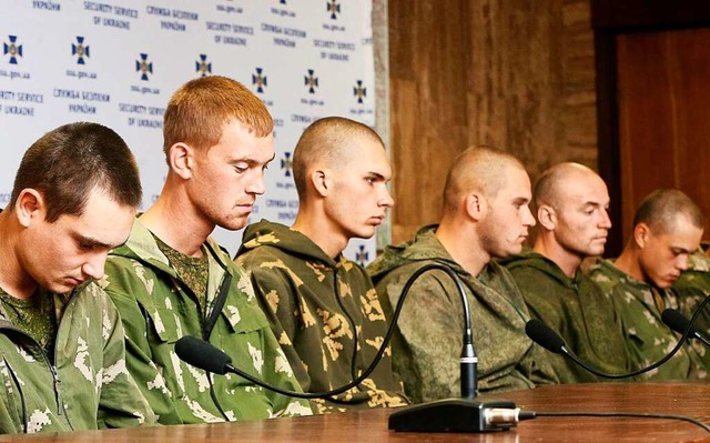 15000 russische Soldaten sollen laut d...mjger wurden dort gefangen genommen.   | Foto: Vladimir Gontar