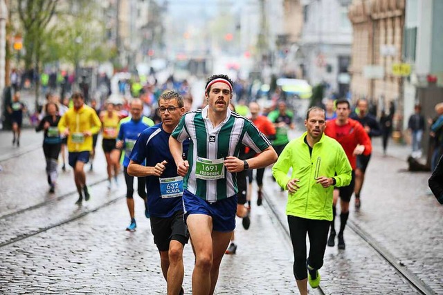 Rckblick: Das war der letzte Freiburg-Marathon 2019.  | Foto: Janos Ruf