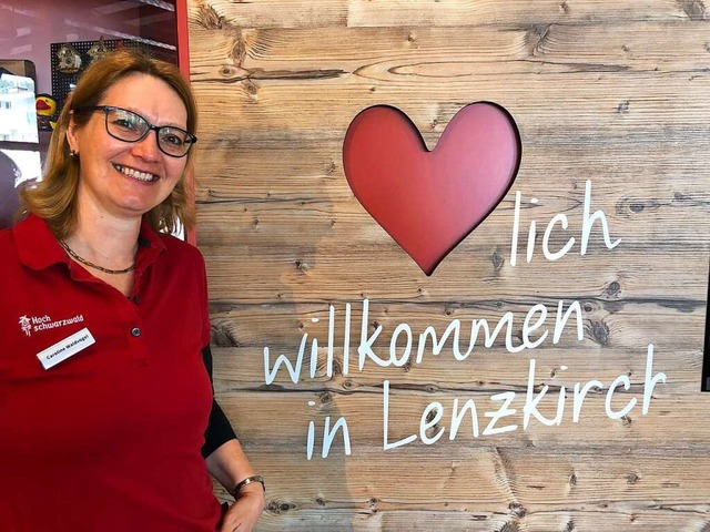 Caroline Waldvogel freut sich ber bis...steller fr die Lenzkircher Vielfalt.   | Foto: Ursula Harder