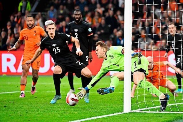 Intensiver Härtetest: Deutschland spielt 1:1 in den Niederlanden