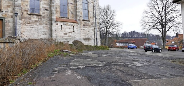 Die Notwendigkeit steht auer Frage: I...hplatzes in Bonndorf begonnen werden.   | Foto: Juliane Khnemund