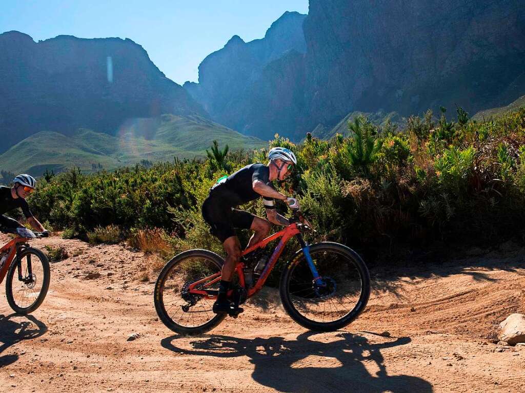 Auf insgesamt 680 Kilometer fhrt der Cape Epic durch Sdafrika.