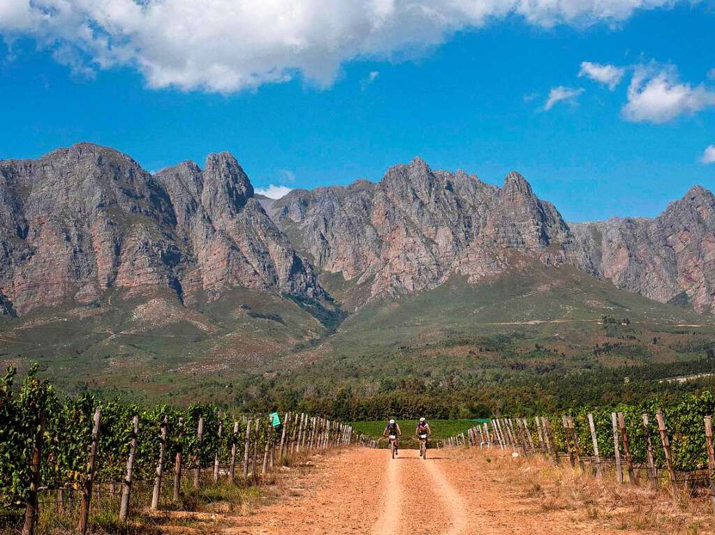 Auf insgesamt 680 Kilometer fhrt der Cape Epic durch Sdafrika.