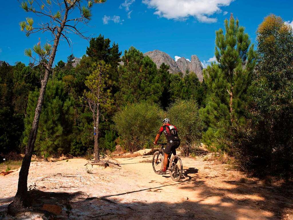 Auf insgesamt 680 Kilometer fhrt der Cape Epic durch Sdafrika.