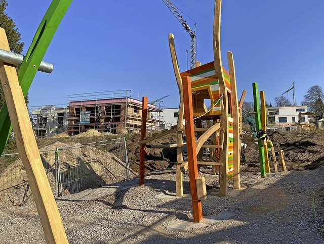 Bald kann der neue Kinderspielplatz im...biet Hosenmatten II  erffnet werden.   | Foto: Stadt Lahr