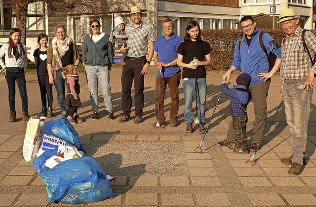 In Oberprechtal sorgte diese Gruppe f...unkten &#8222;vergessen&#8220; hatten.  | Foto: Roland Gutjahr